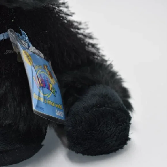 Ganz Webkinz HM191 Black Poodle Puppy Dog Stuffed Animal Plush Sealed Code - Picture 6 of 9